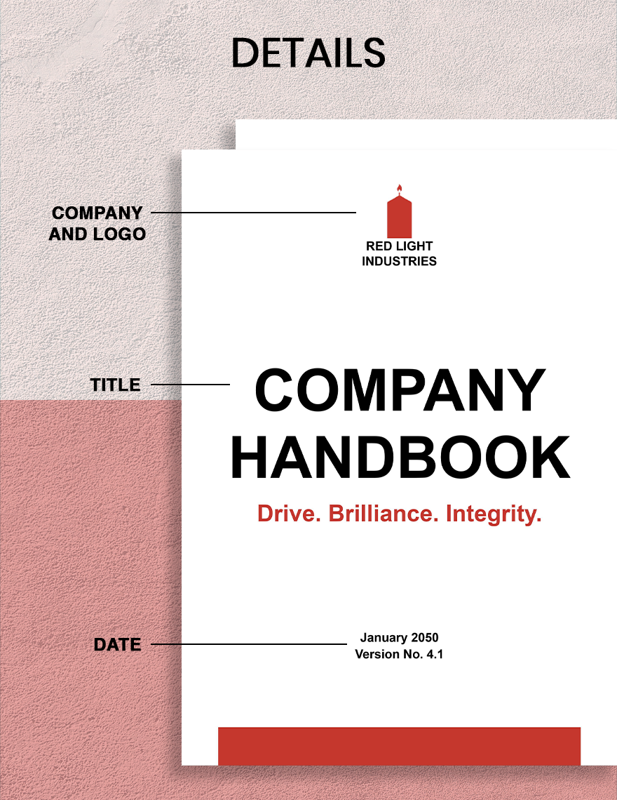 Company Handbook Template - Word, Google Docs | Template.net