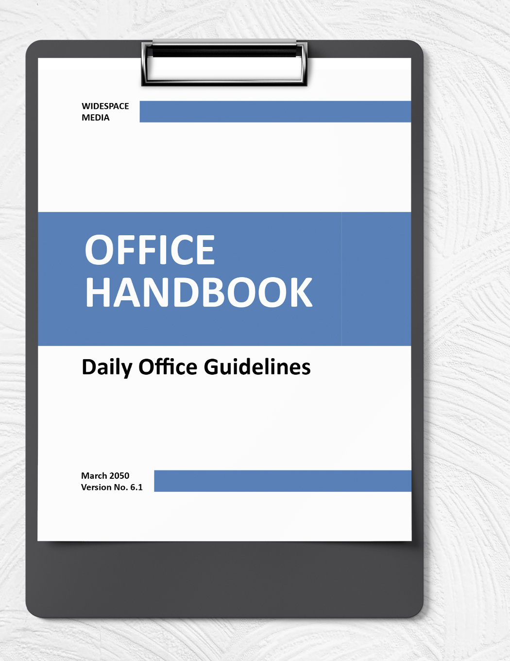 Internship Handbook Template Google Docs Word Template