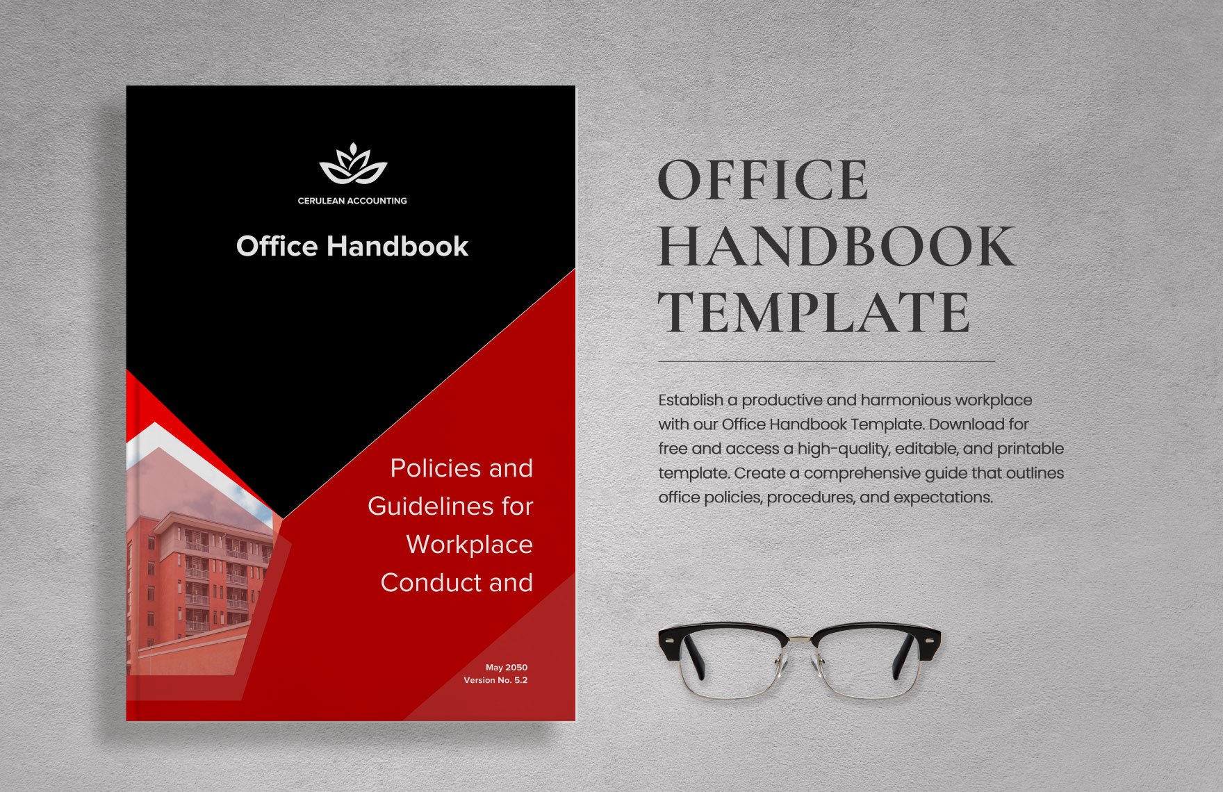 Office Handbook Template in Word, Google Docs, PDF