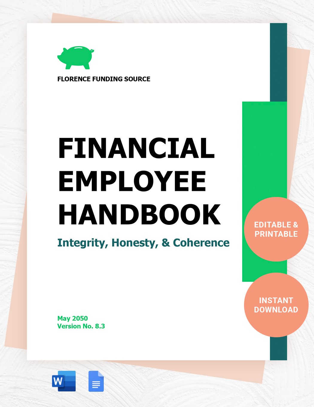 Financial Employee Handbook Template