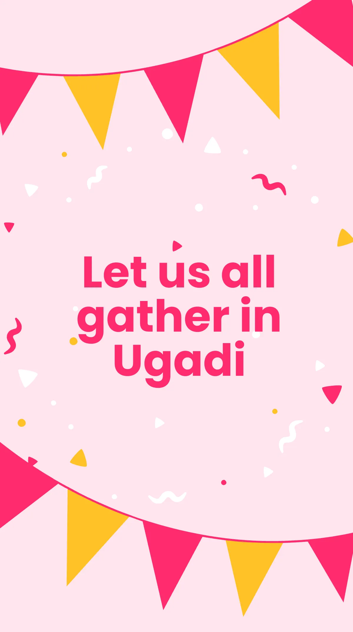 Free Ugadi Event Instagram Story Template to Edit Online