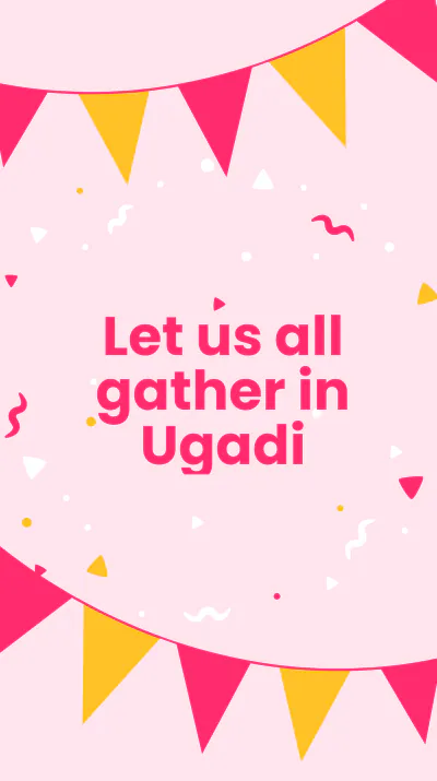 Free Ugadi Event Instagram Story Template to Edit Online