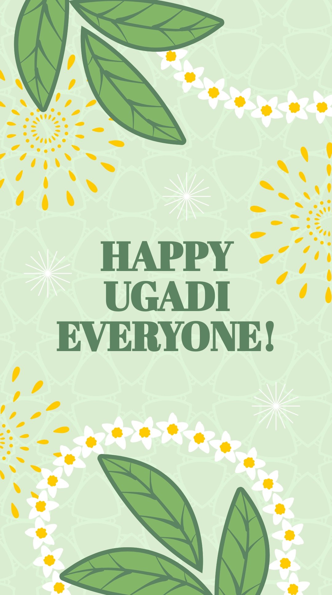 Modern Happy Ugadi Instagram Story Template