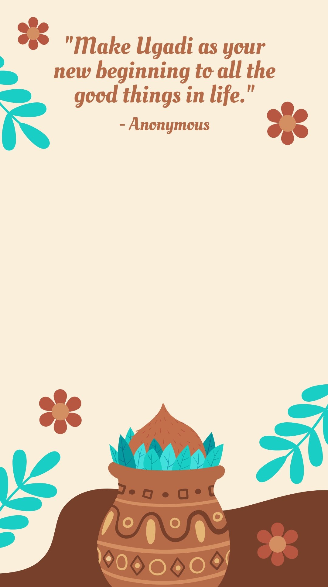 Ugadi Quote Snapchat Geofilter Template