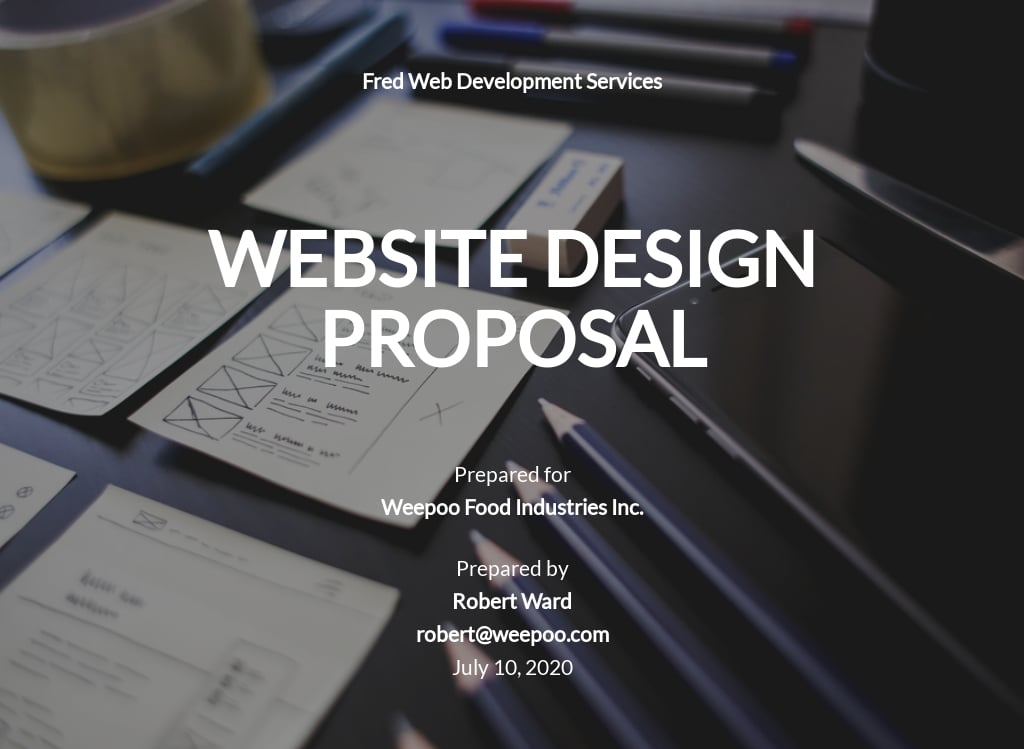 24+ FREE Website Proposal Templates [Edit & Download]