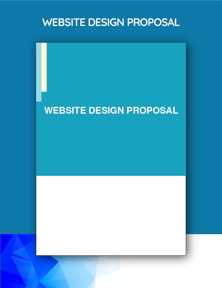 Website Design Proposal Template