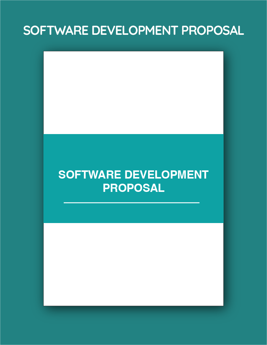 Printable Software Development Proposal Template