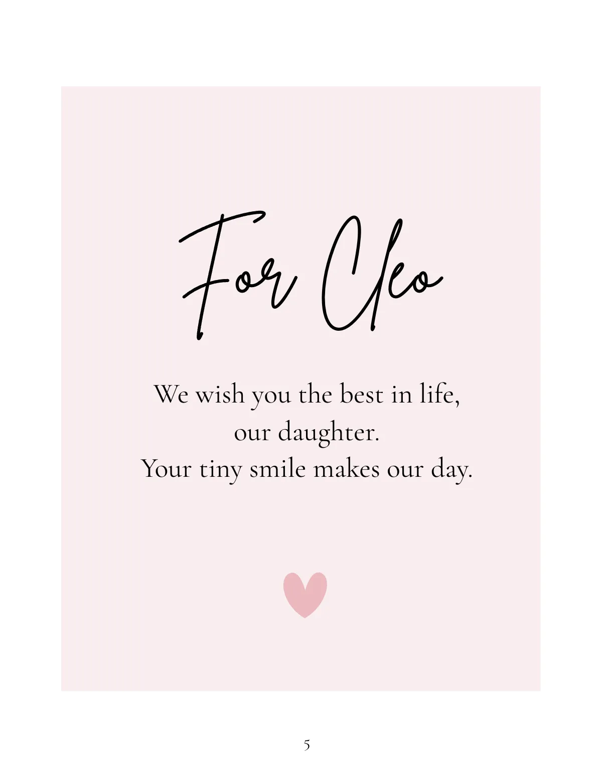 Free Baby Girl Photo Book Template to Edit Online