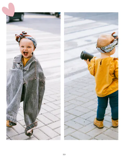 Free Baby Girl Photo Book Template to Edit Online