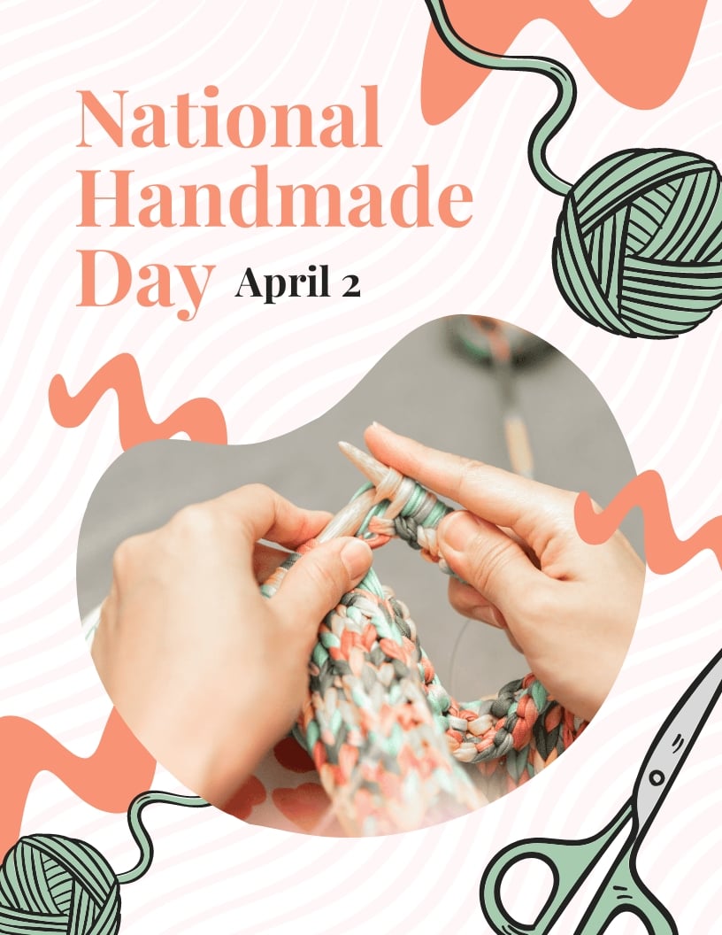 National Handmade Day Flyer Template