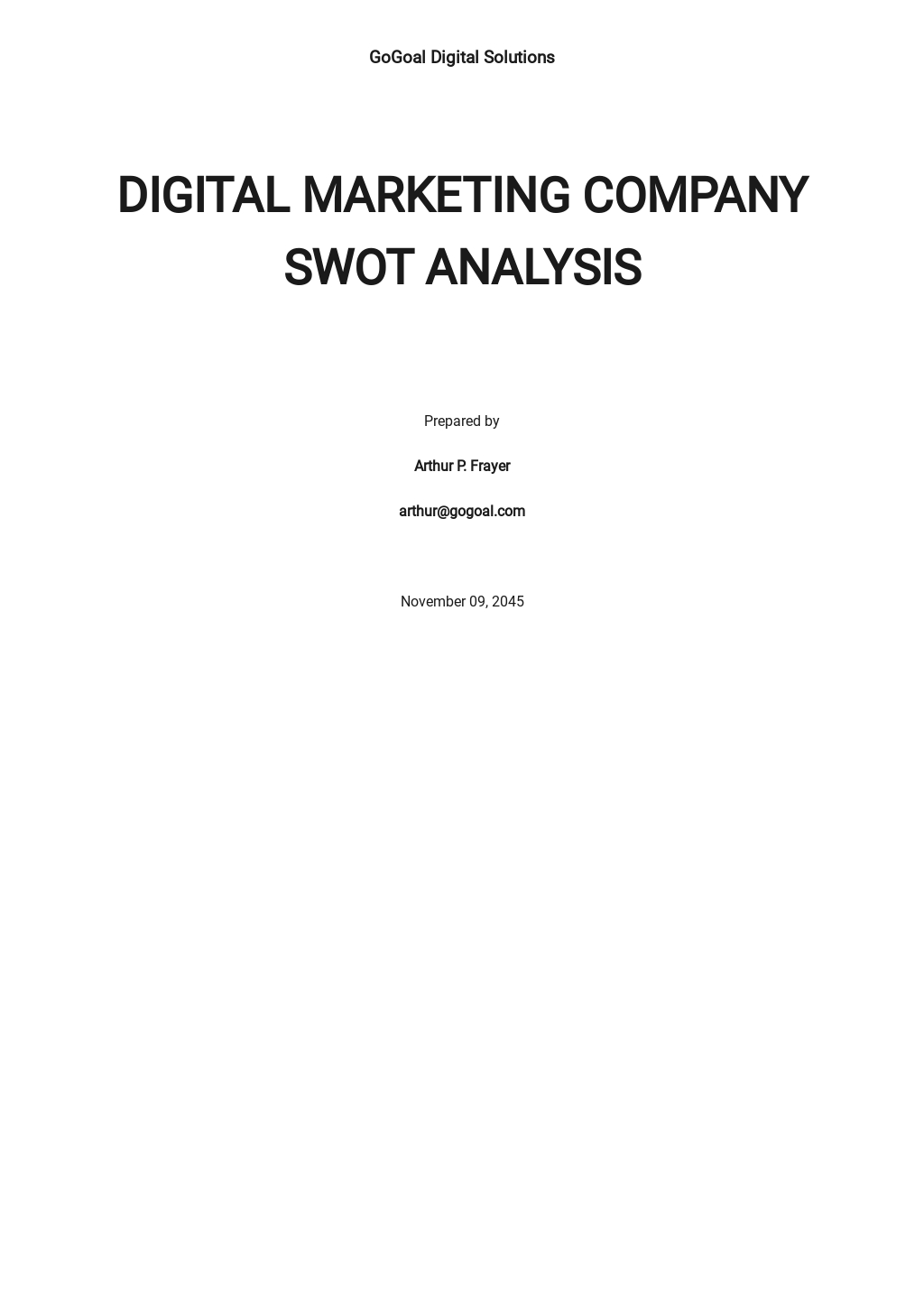 FREE Editable SWOT Analysis Template in Google Docs, Word, Apple Pages