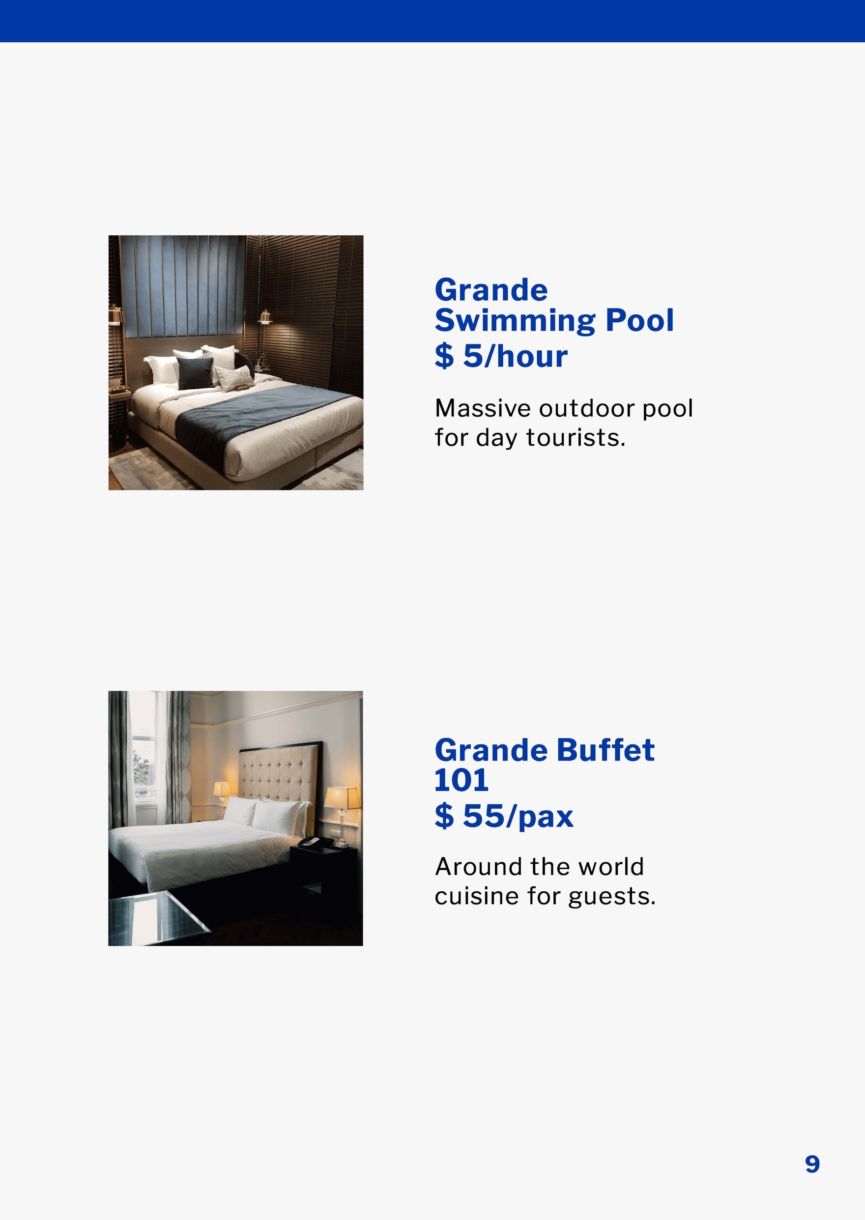 Hotel Booklet Template