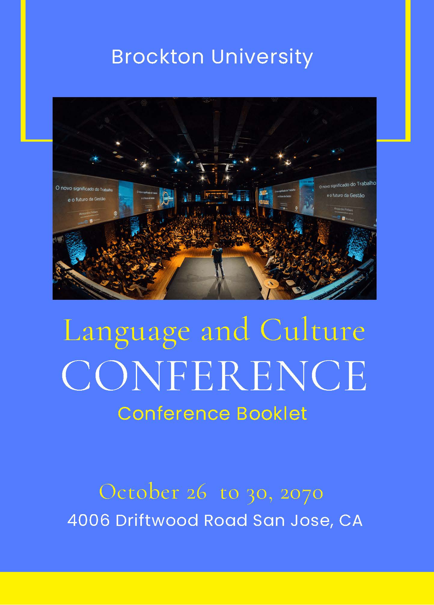 Free Conference Booklet Template in Word, Google Docs, Illustrator, PSD, Apple Pages, Publisher, InDesign