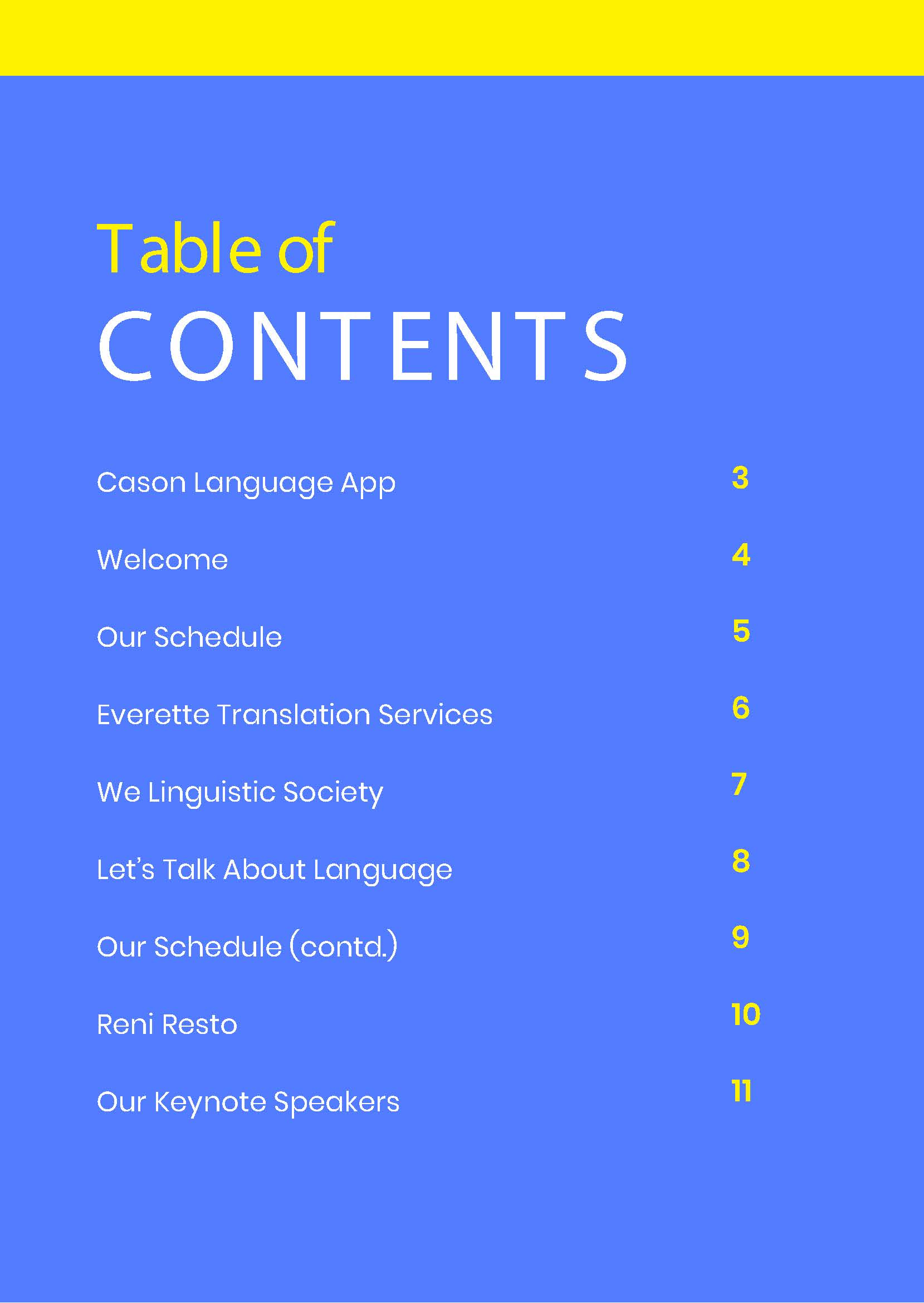 Conference Booklet Template in Google Docs Publisher Word