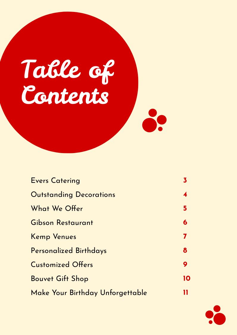 Free Birthday Booklet Template to Edit Online