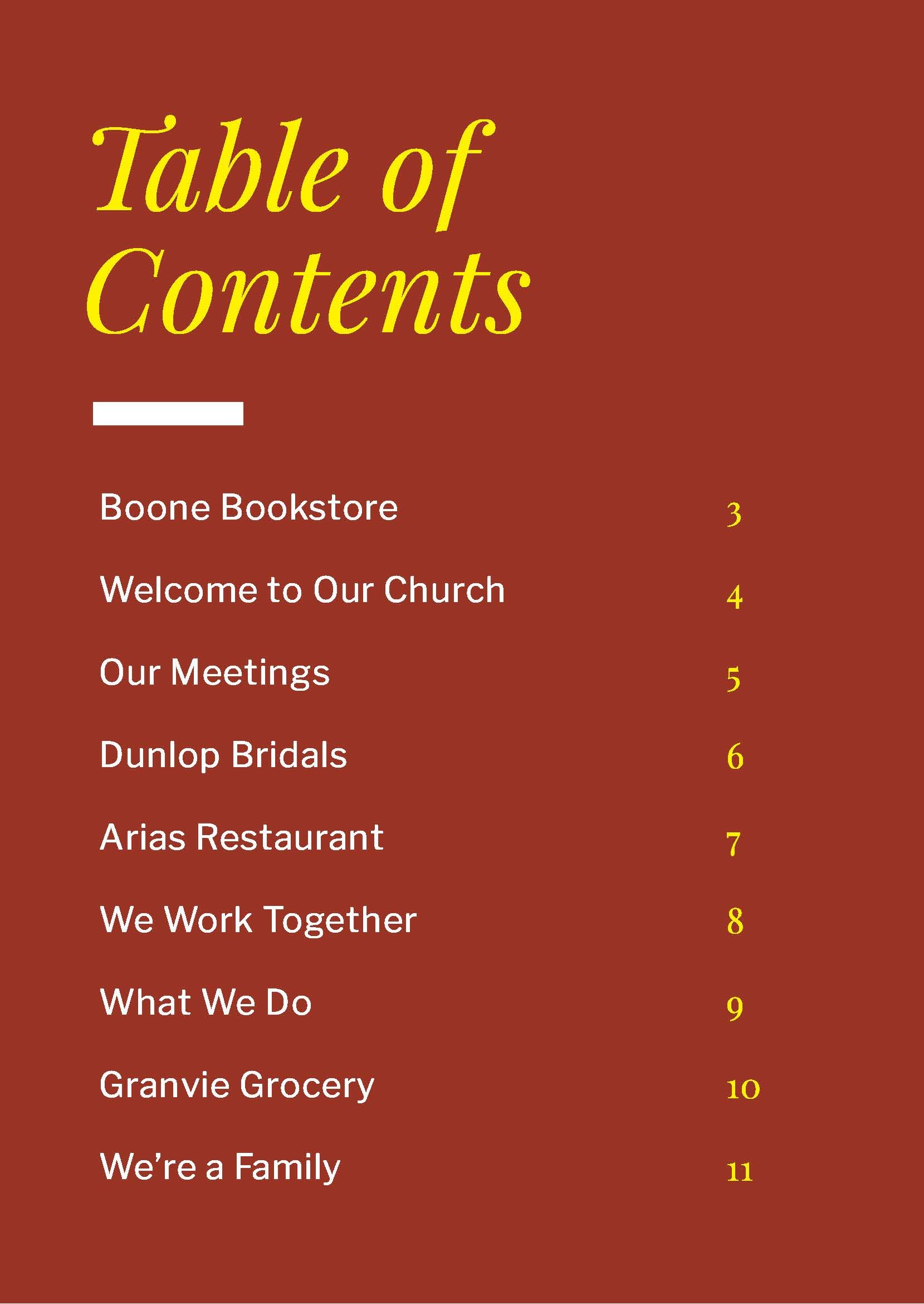 Church Booklet Template in Google Docs Word Publisher Illustrator
