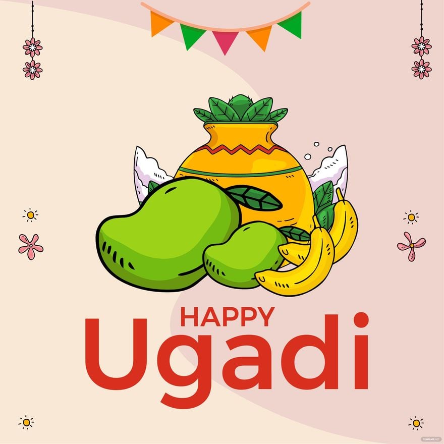 Free Ugadi Poster Vector