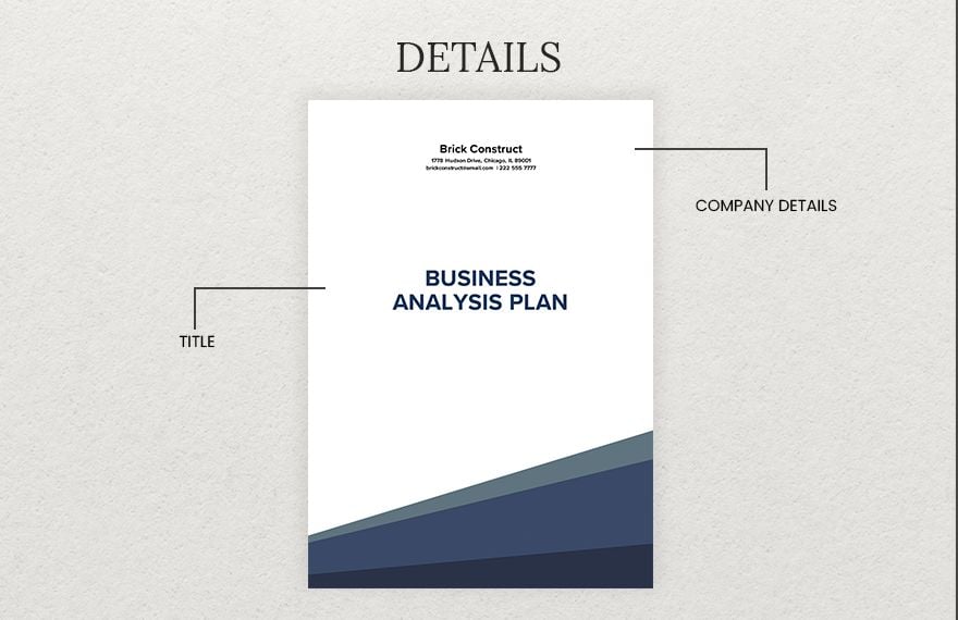 Business Analysis Plan Template