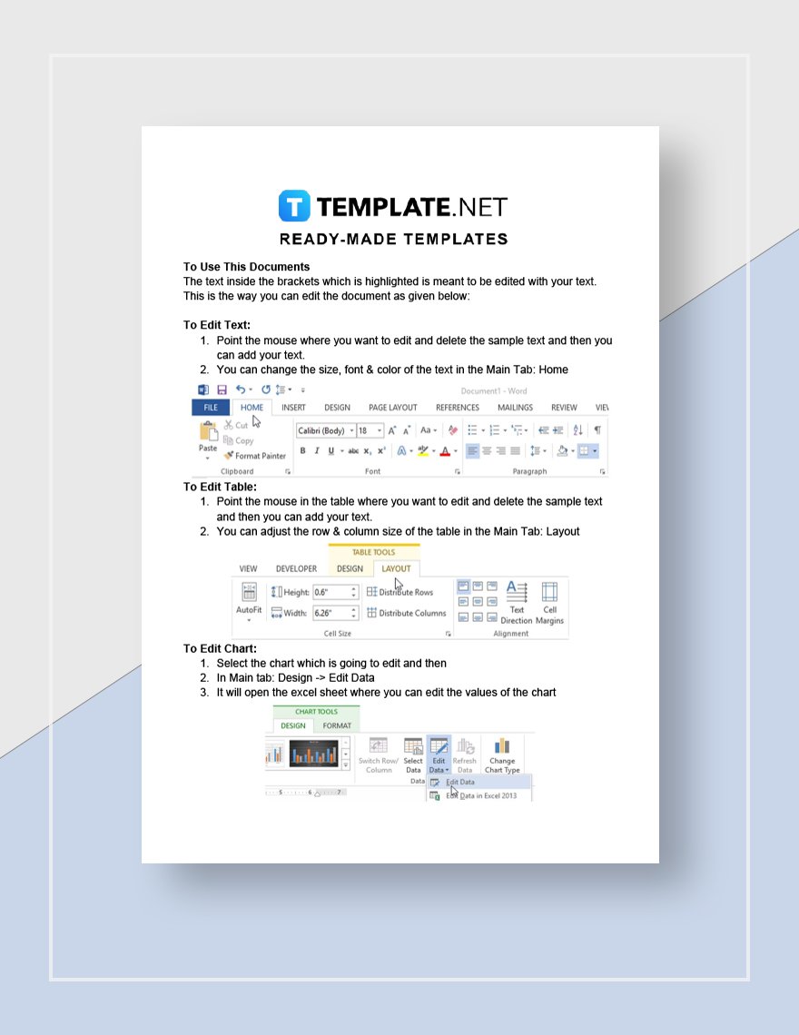 Printable Financial Analysis Template