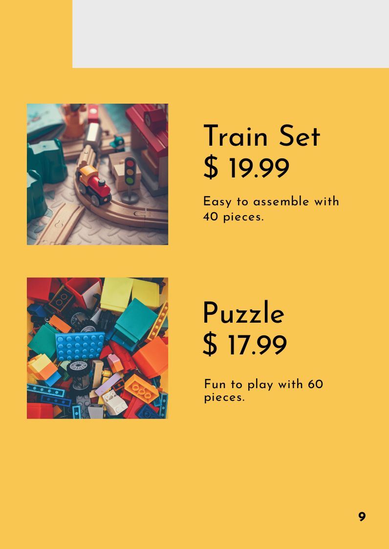 Free Product Booklet Template to Edit Online