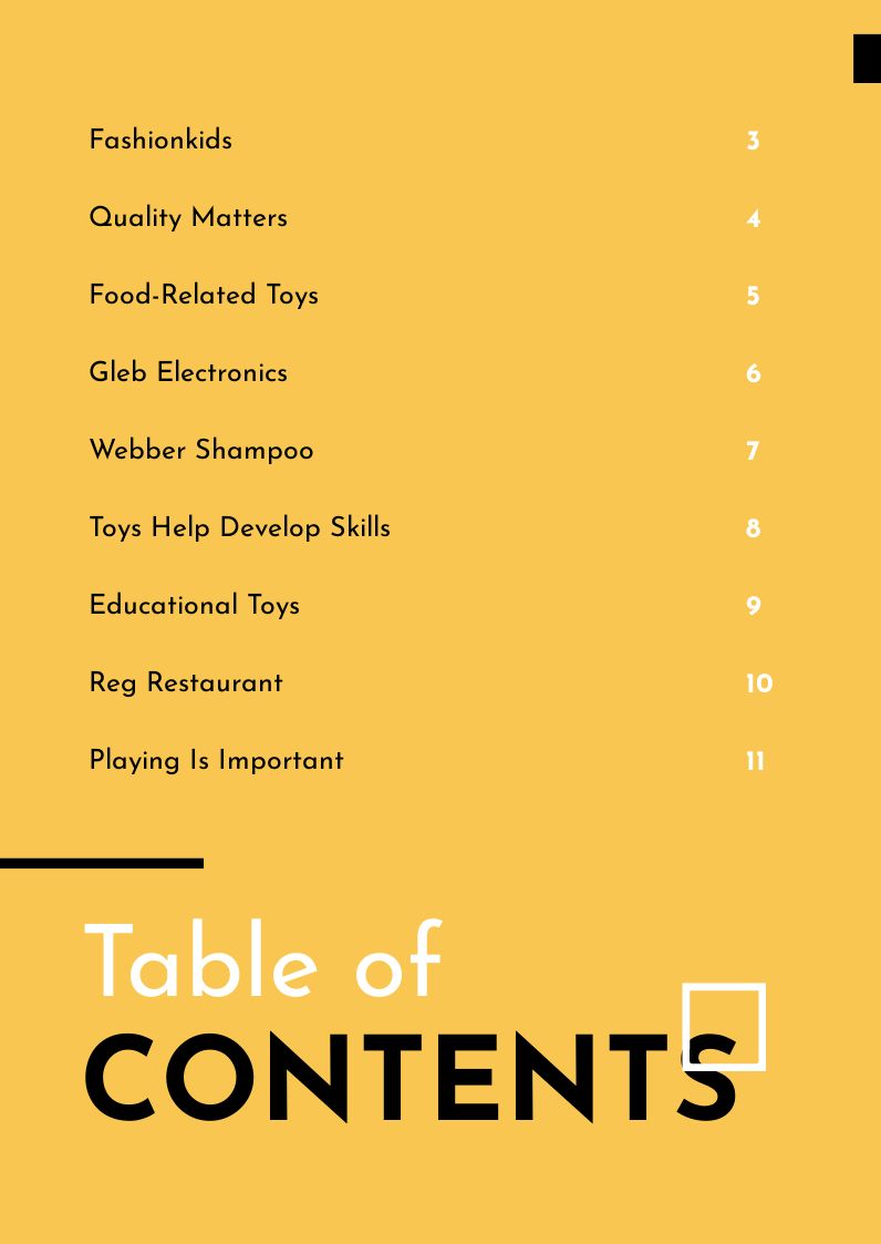 Free Product Booklet Template to Edit Online