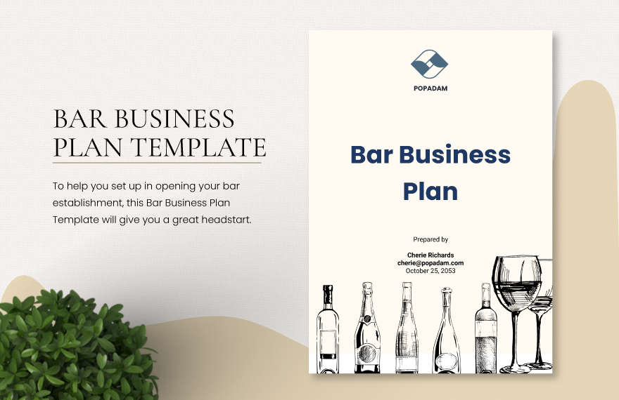 Bar Business Plan Template