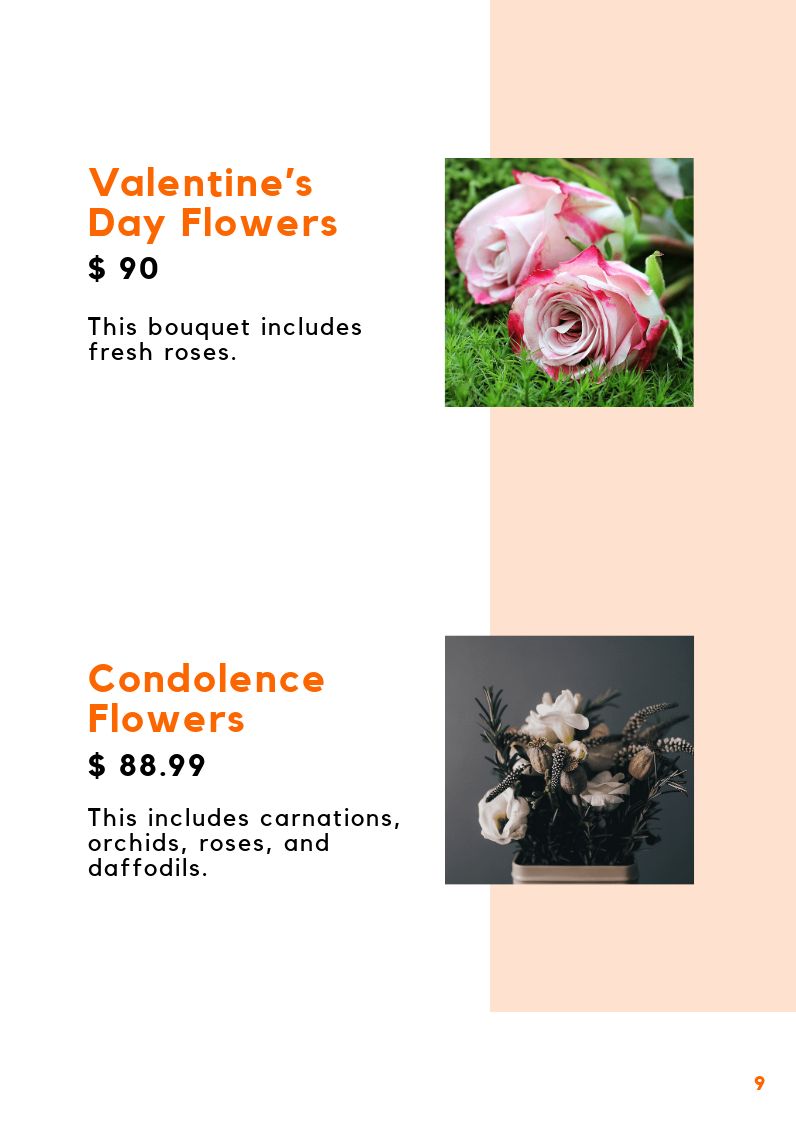 Free Floral Booklet Template to Edit Online
