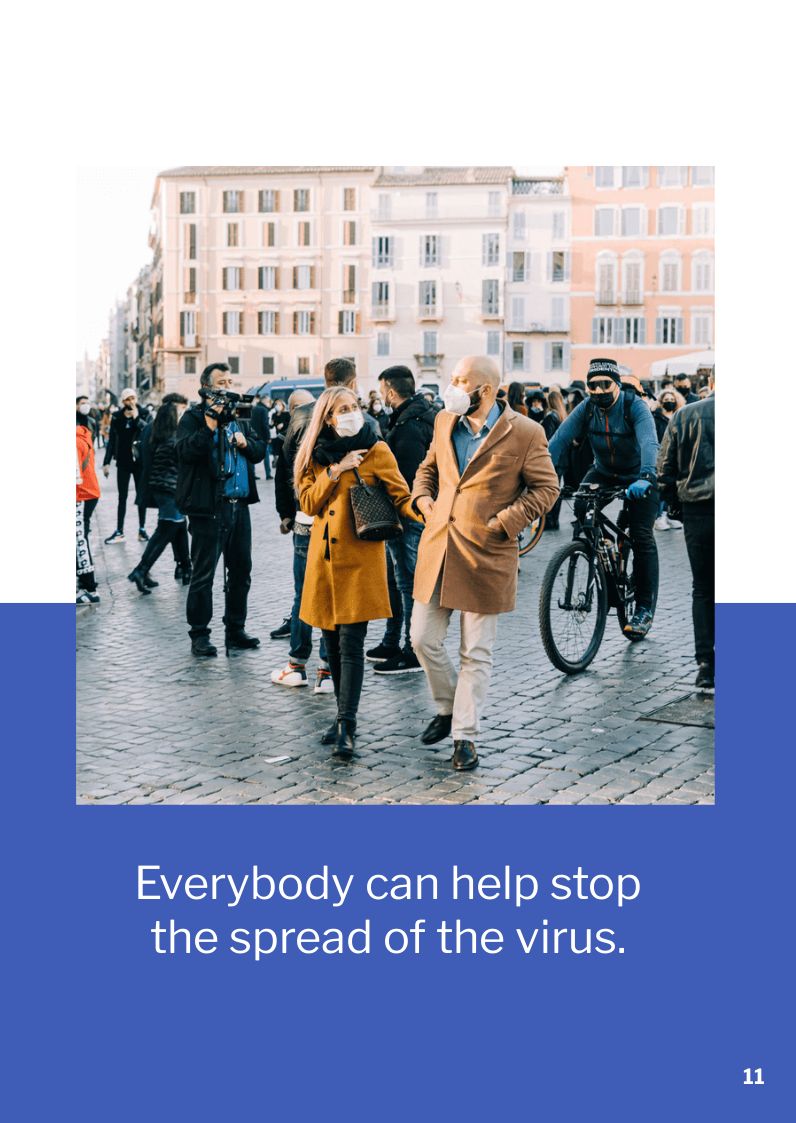 Free Workspaces During COVID Booklet Template to Edit Online