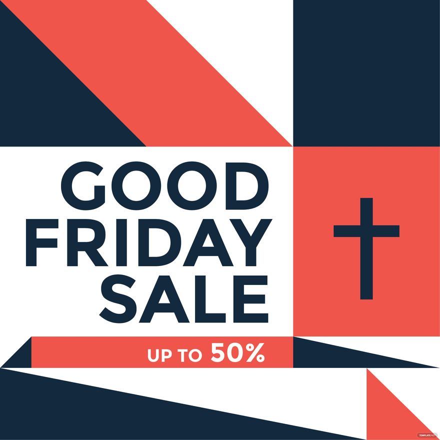 Free Good Friday Sale Vector