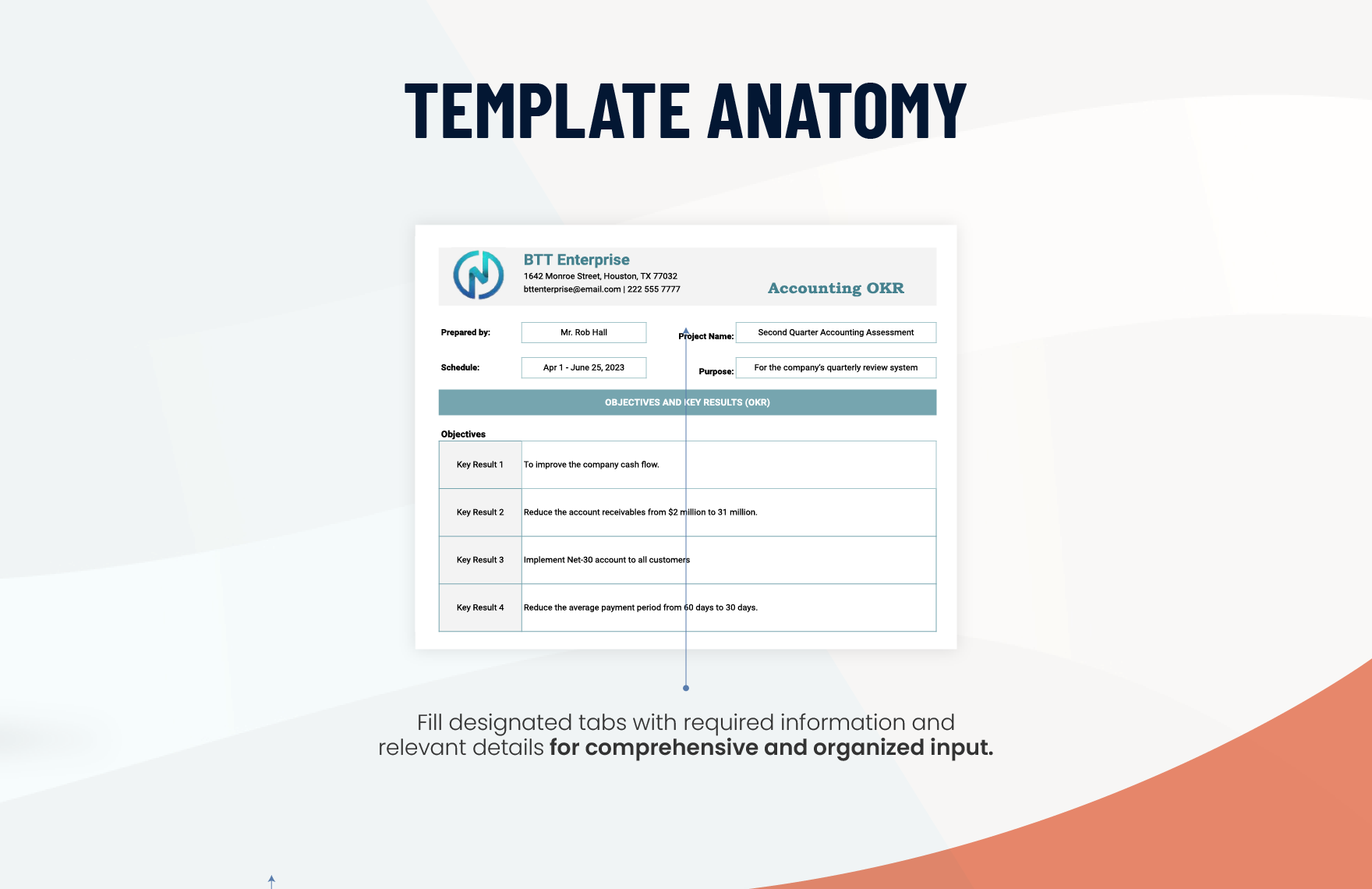 Accounting OKR Template