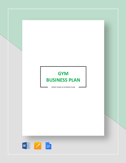 Gym Business Plan Template - 16+ Free Word, Excel, PDF Format Download