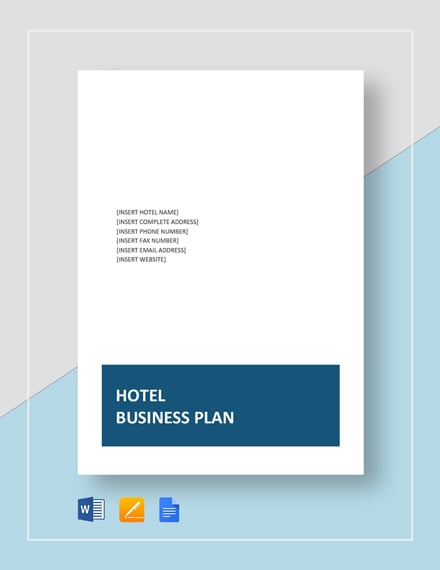 business plan pour un hotel