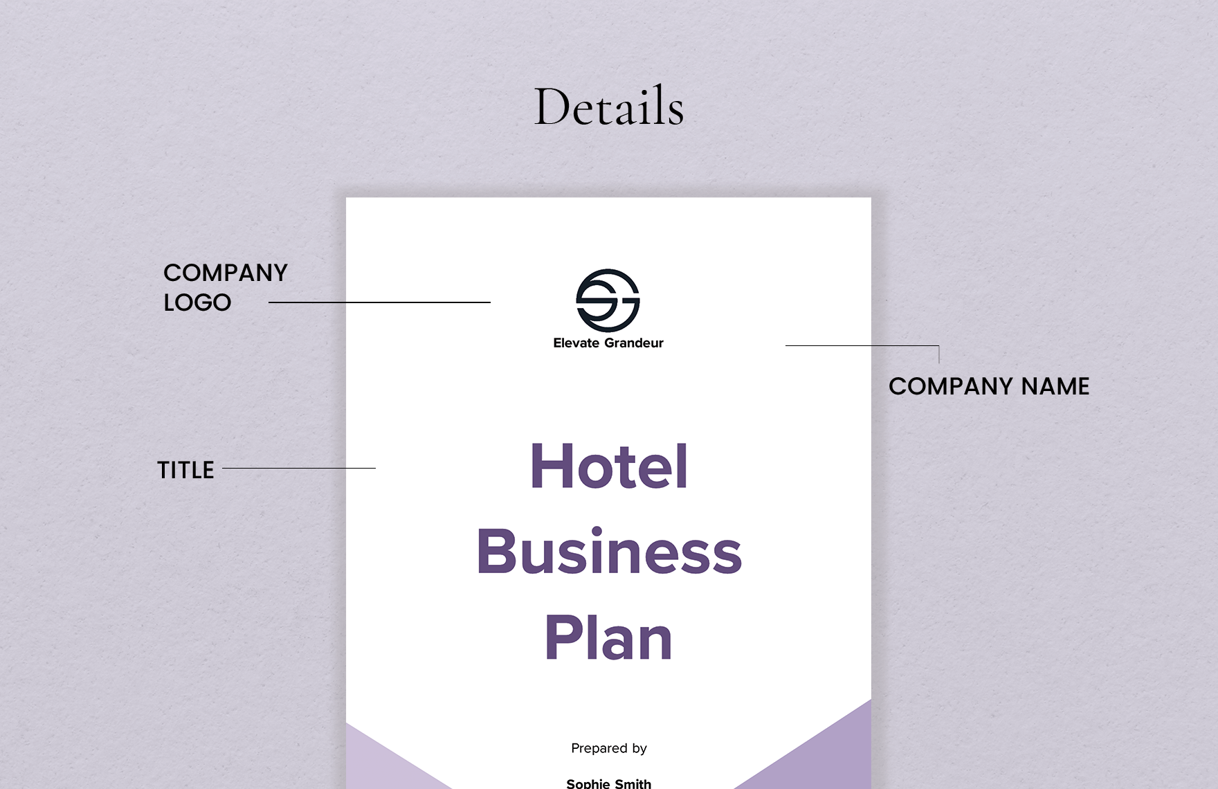 Hotel Business Plan Template