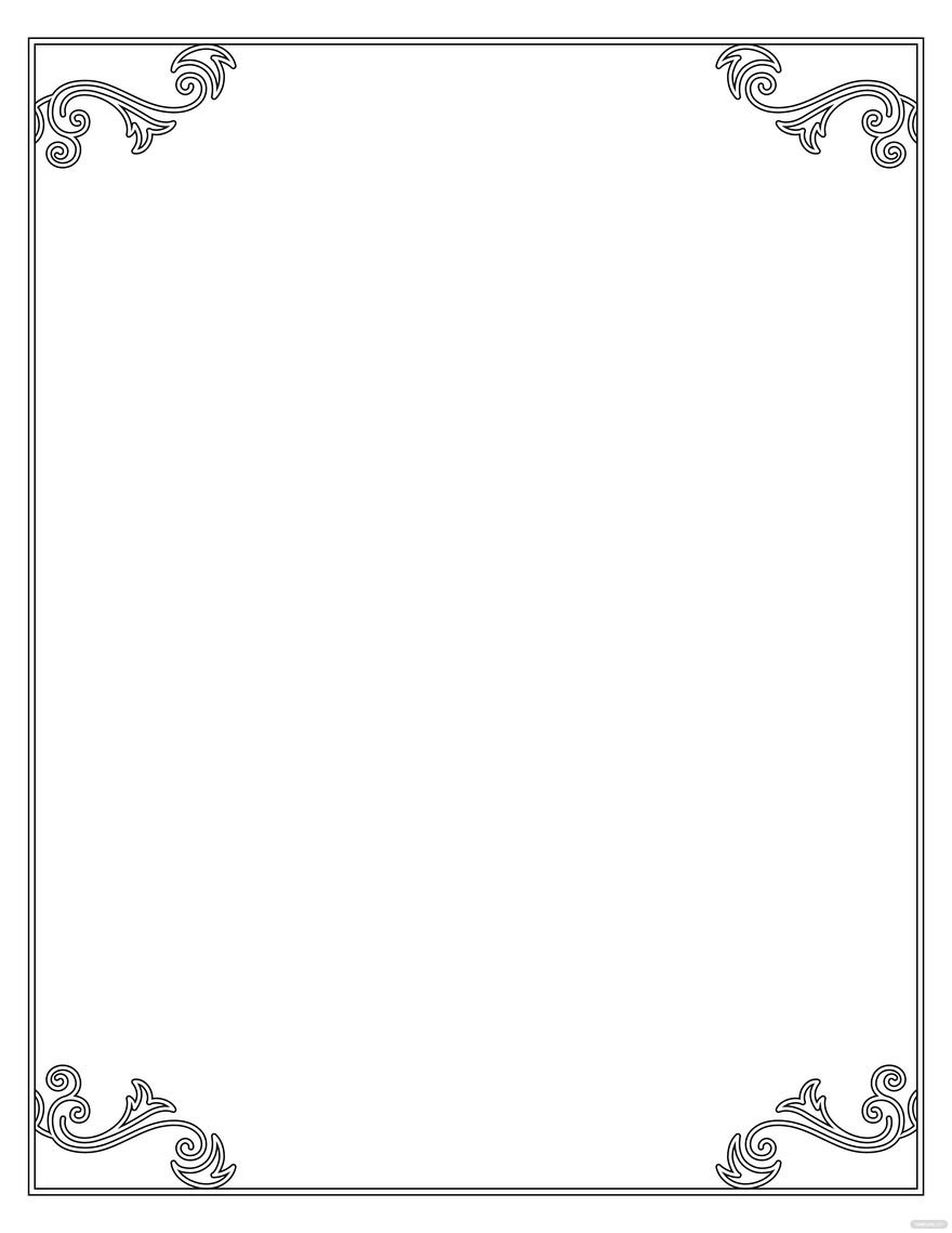Free Wedding Frame Coloring Page