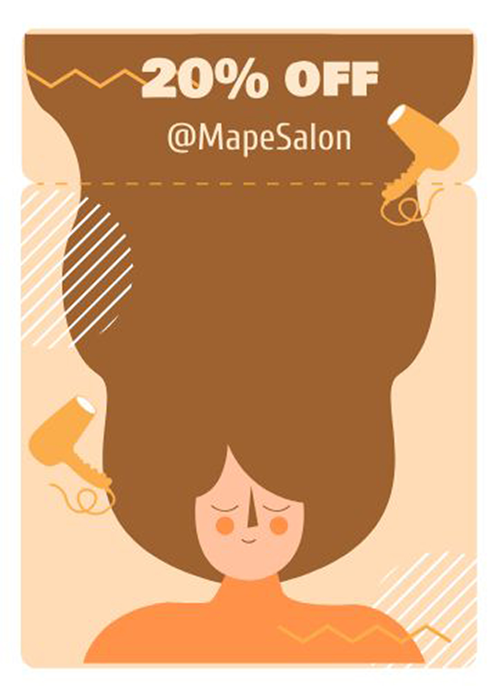 Free Snap Off Card Template to Edit Online