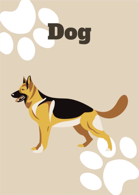Free Sample Service Dog/Animal ID Card Template - Illustrator, Word ...