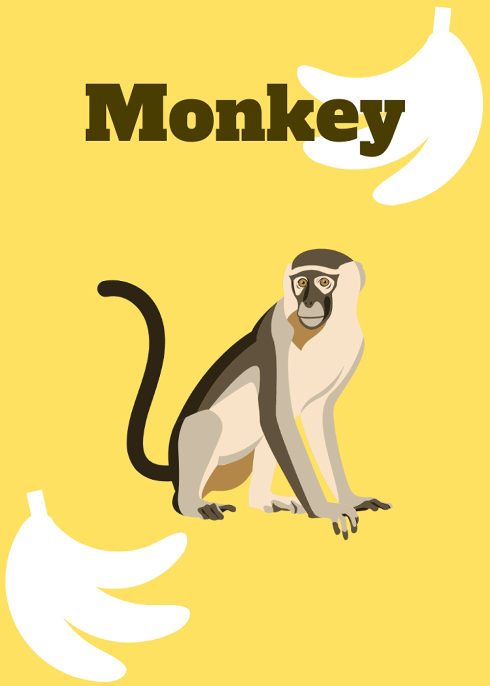 Free Animal Snap Card Template to Edit Online