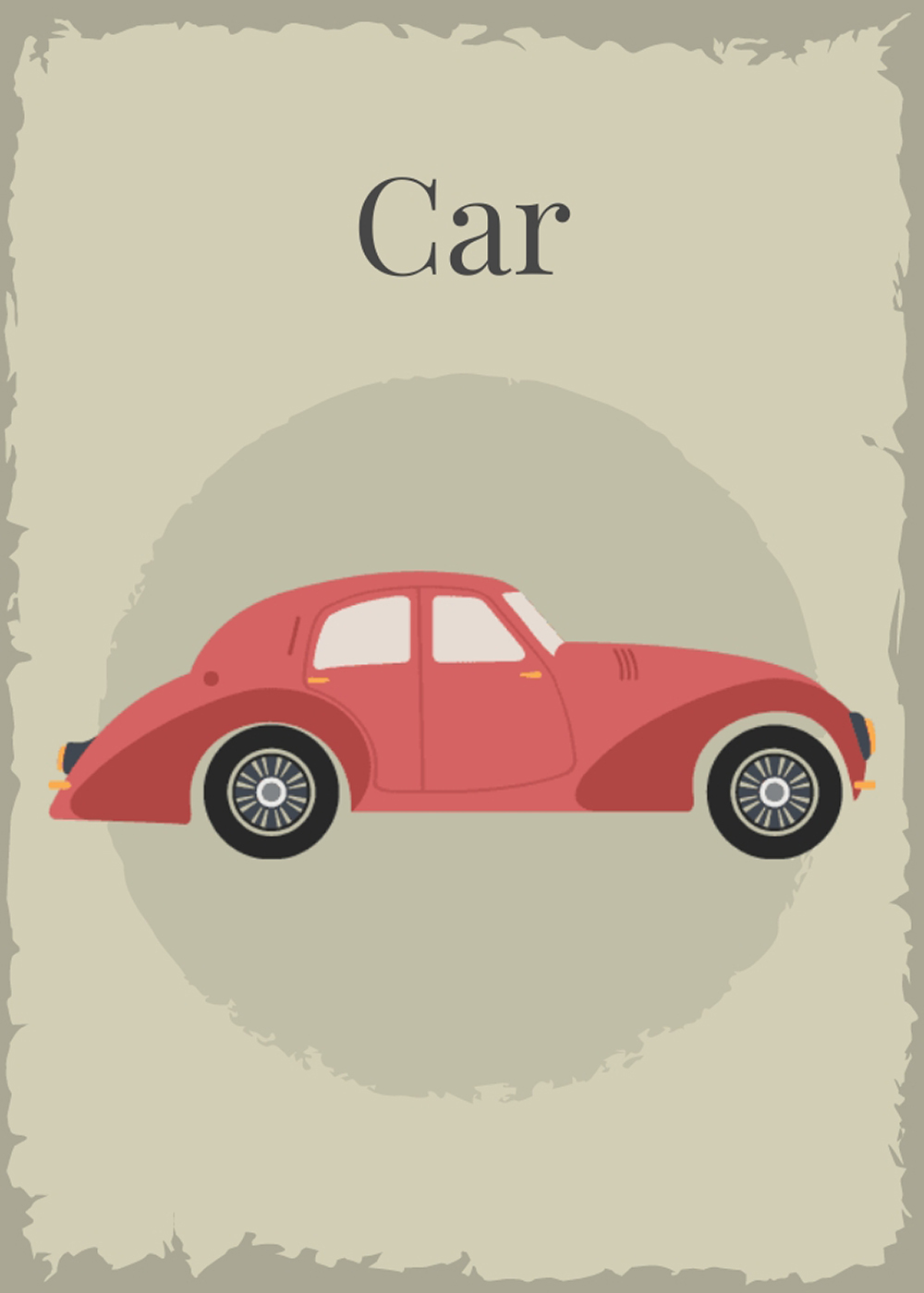 Free Vintage Snap Card Template to Edit Online