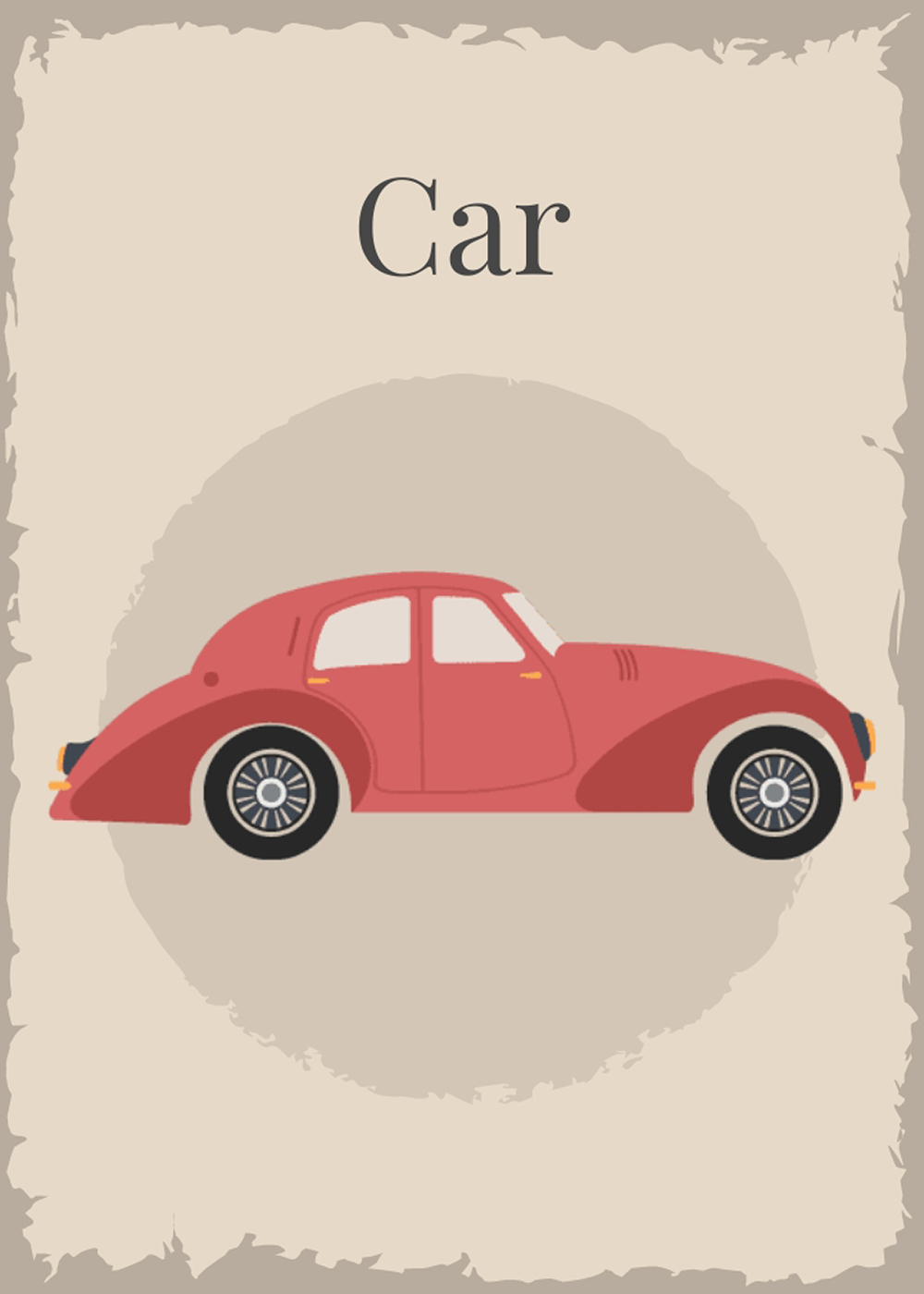 Free Vintage Snap Card Template to Edit Online