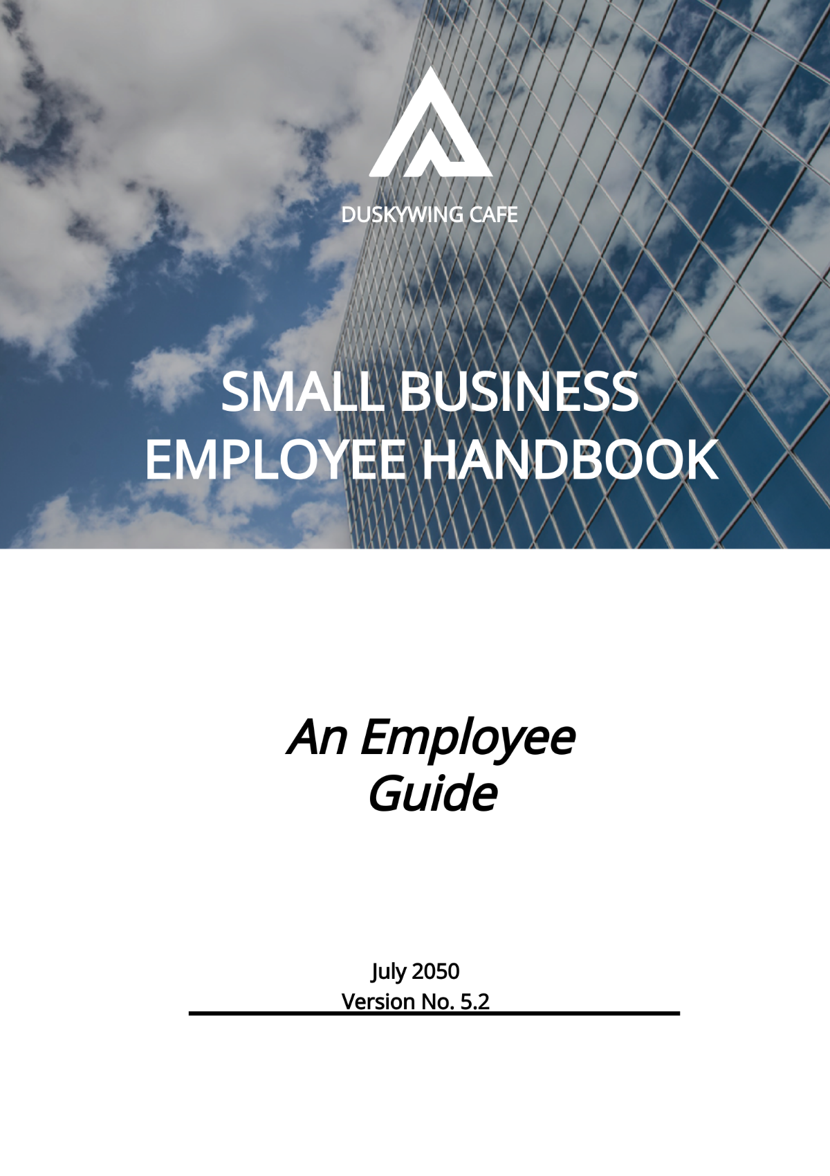 Small Business Employee Handbook Template