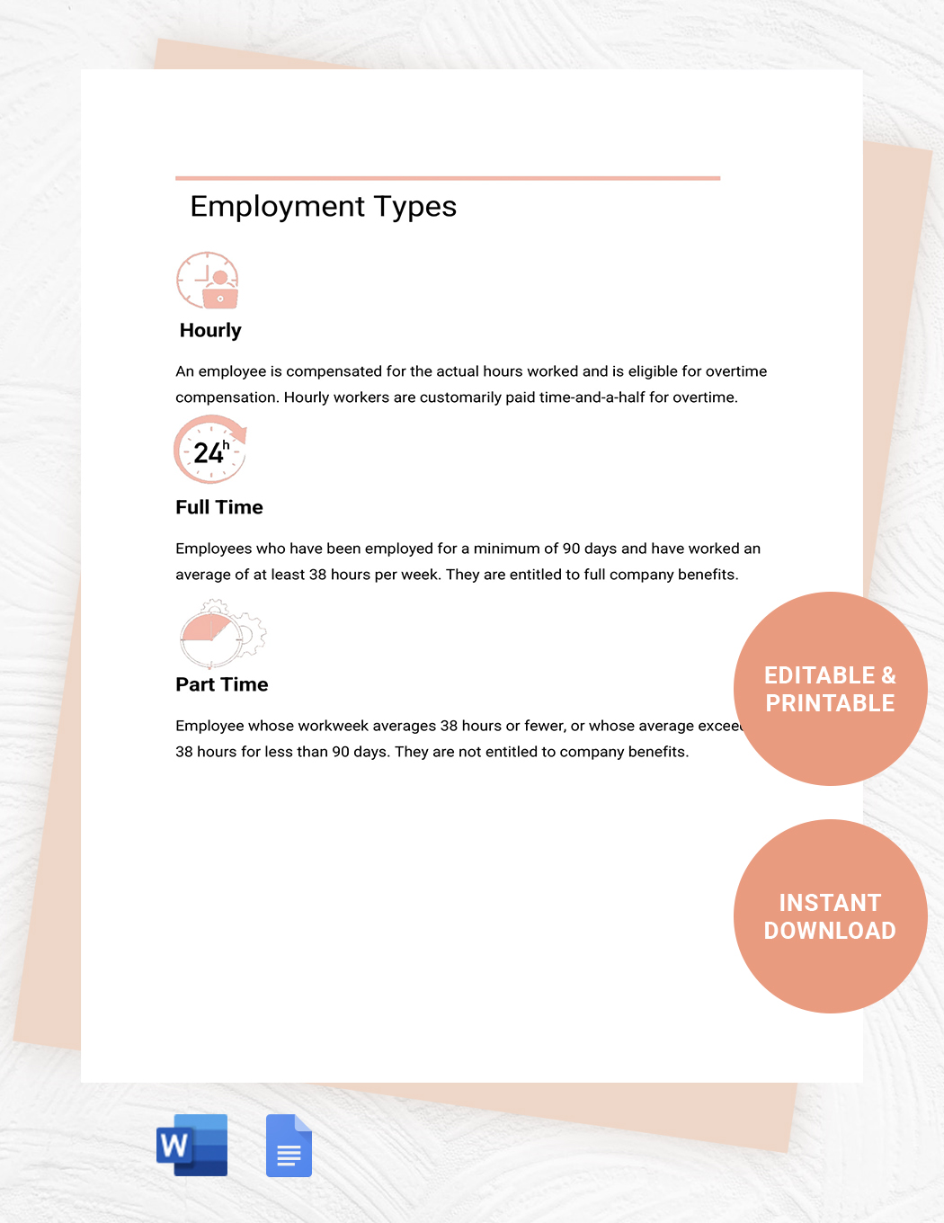 Free Small Business Employee Handbook Template to Edit Online