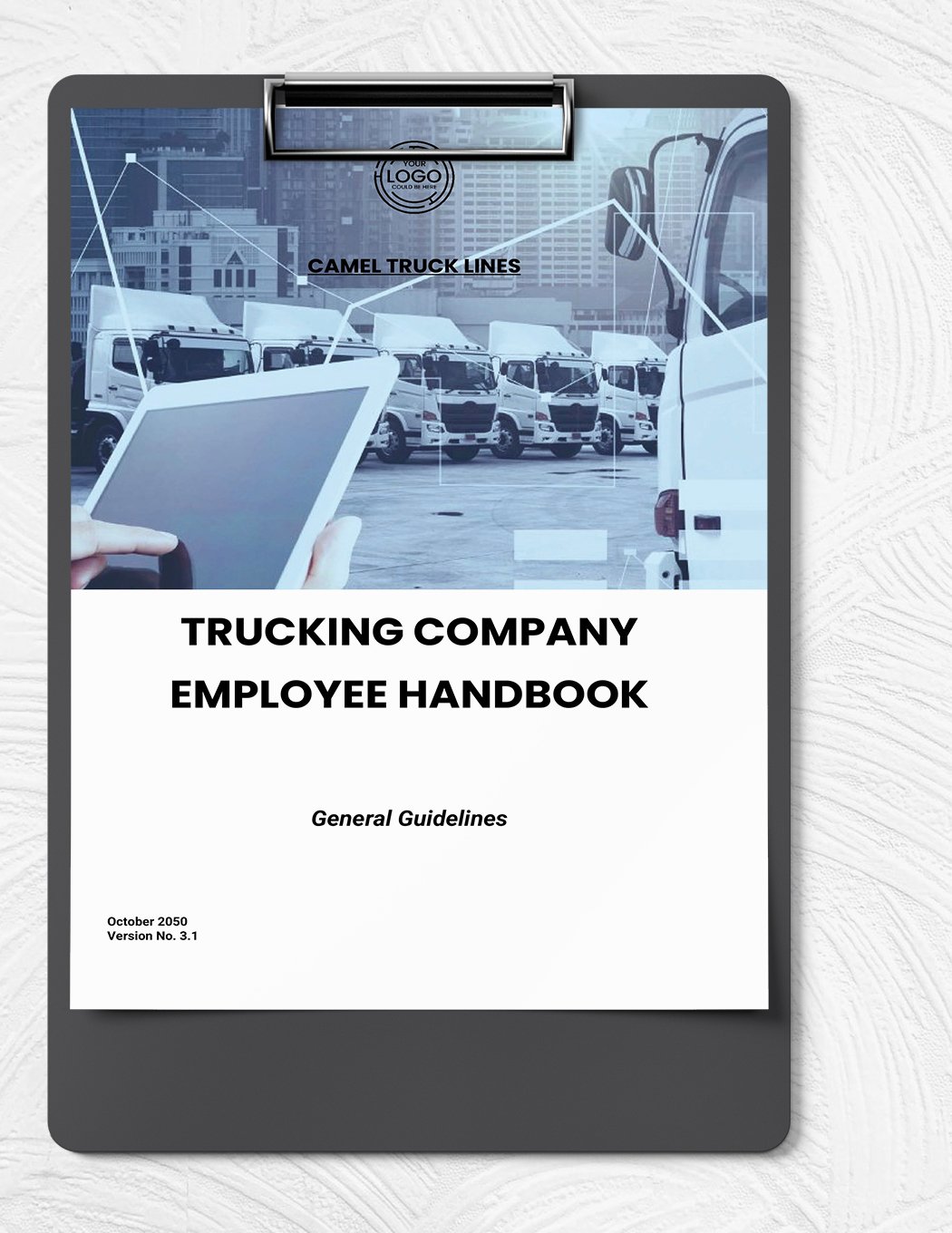 Trucking Company Handbook Template
