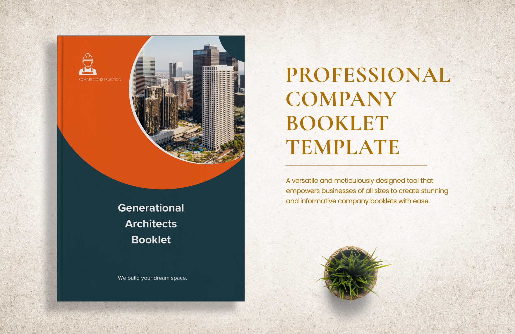 Professional Company Booklet Template