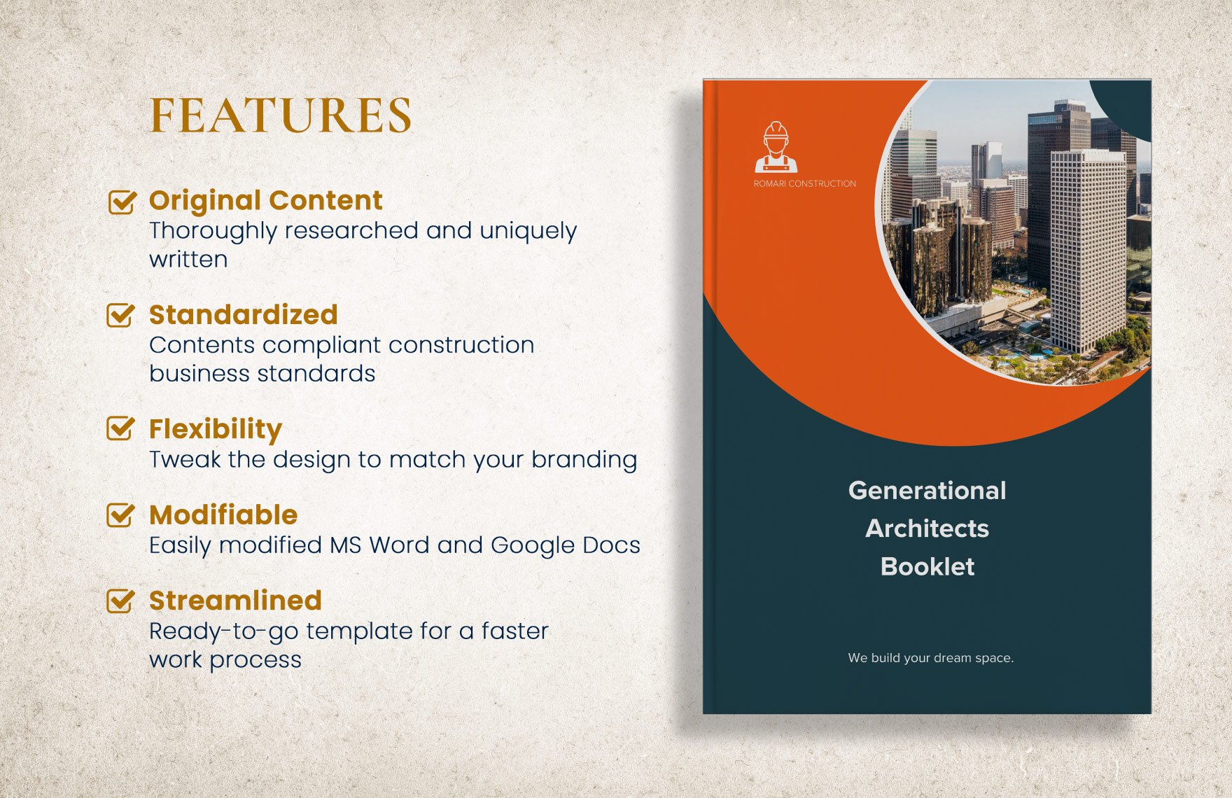 Professional Company Booklet Template