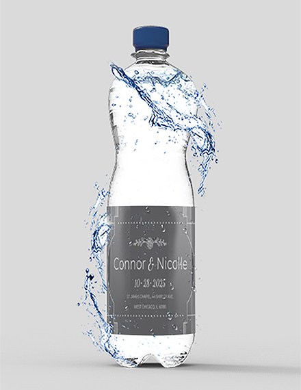 FREE Water Bottle Paint Label Template Download 121 Labels In PSD 