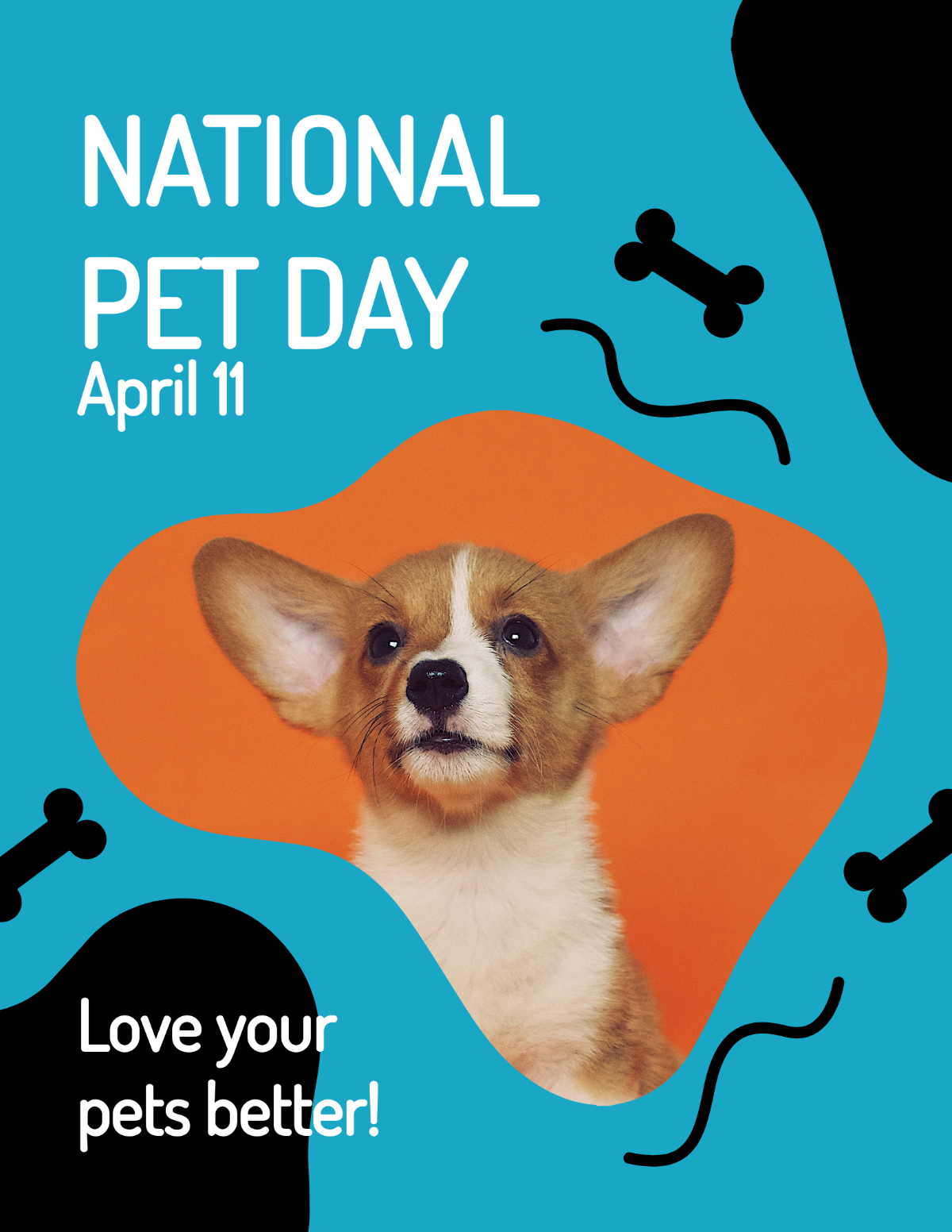 National Pet Day Flyer Template