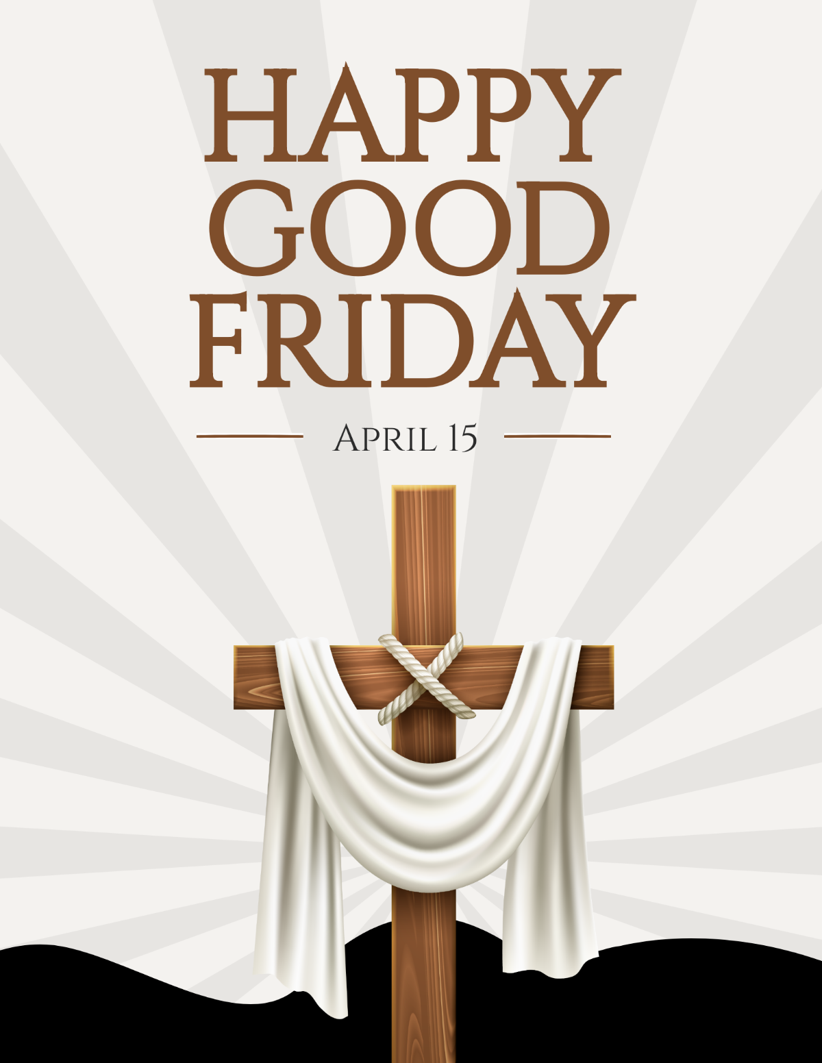 Happy Good Friday Flyer Template