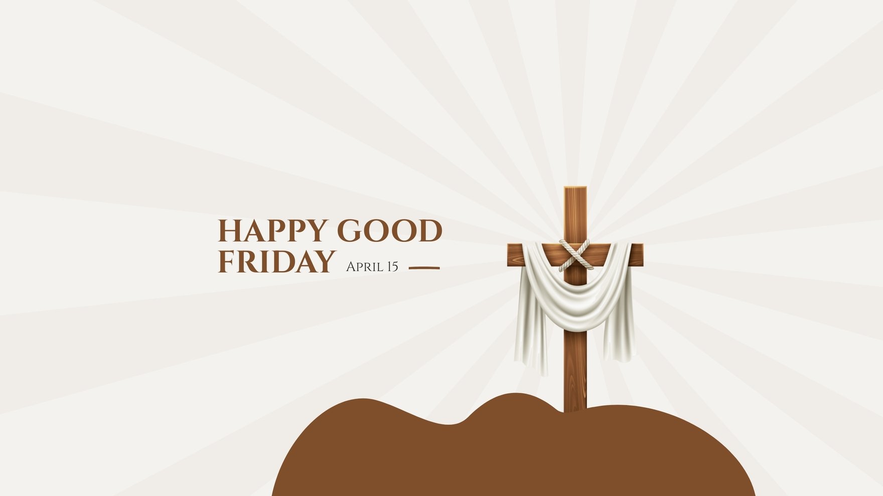 Happy Good Friday Youtube Banner Template