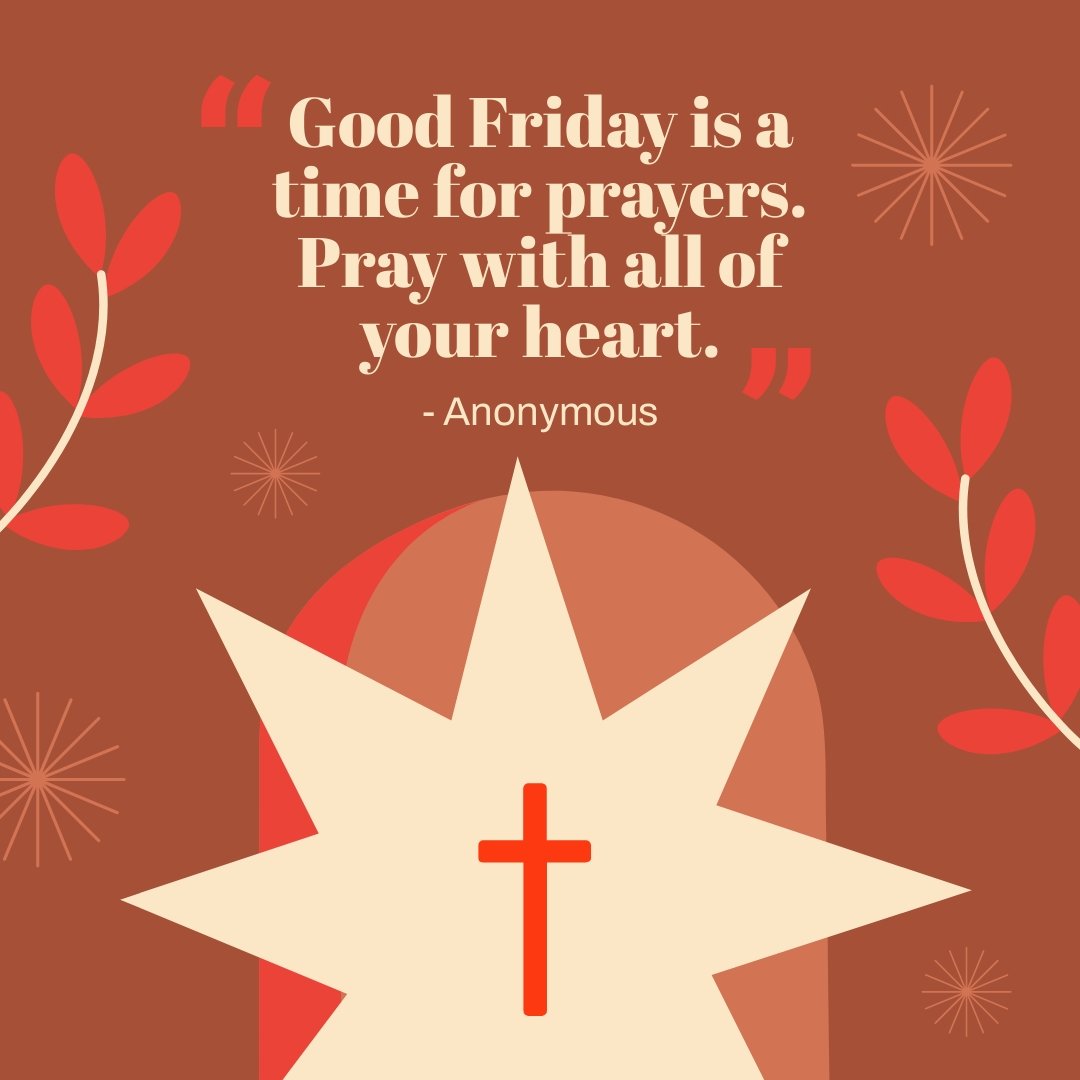 Happy Good Friday Quote Template