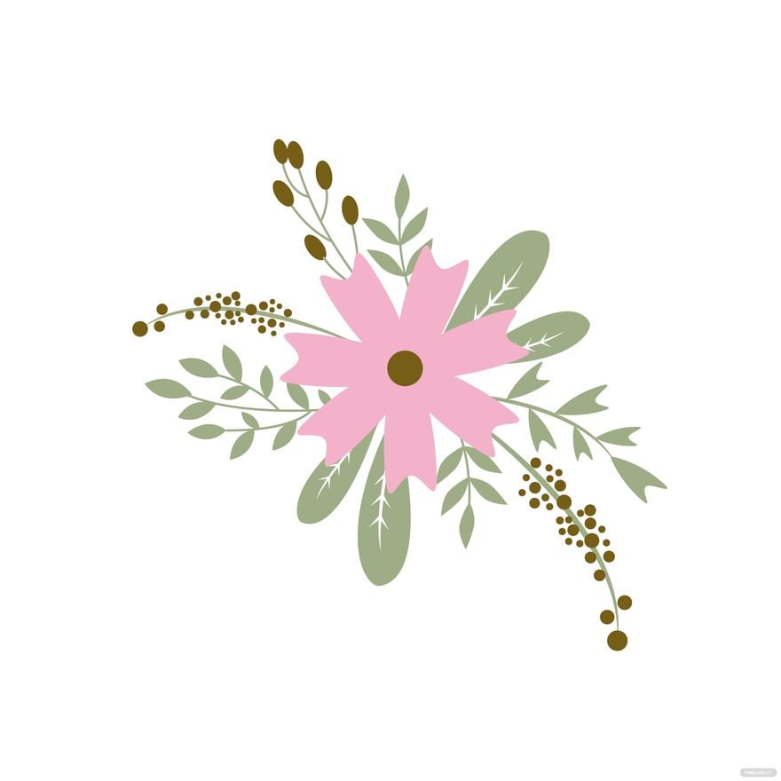 Free Floral Wedding Clipart in Illustrator, EPS, SVG, JPG, PNG